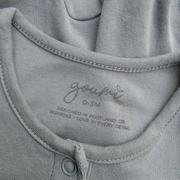 Goumi Bamboo & Organic Cotton Bubble Shorty Romper Size 0-3m - Picture 3 of 4